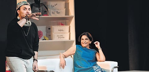 While Nina is the master of Origami, Suresh looks at everything through rap.