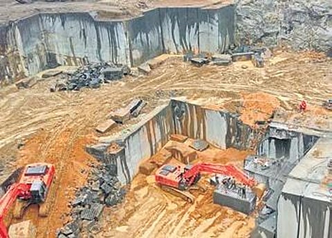 Talluri Madhusudhna Rao, the president of Granite Association, also reiterated the same and noted that tonnes of granite stones are getting piled up here in the district as the traders from China are not coming for purchase due to the COVID outbreak.