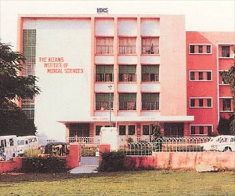 Nizam Institute of Medical Sciences. (Image courtesy to http://nims.ap.nic.in/)