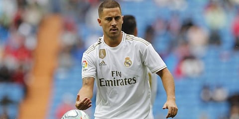 Real Madrid winger Eden Hazard (Photo | AP)