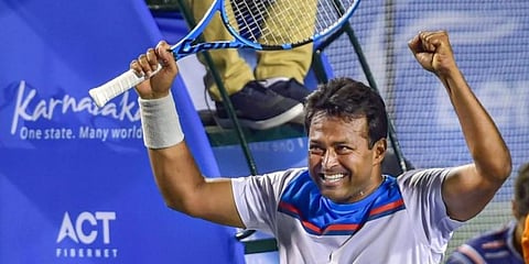 18-time Grand Slam champion Leander Paes (Photo | PTI)