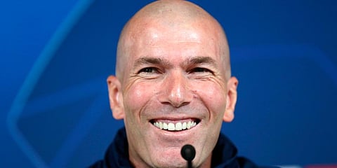Real Madrid coach Zinedine Zidane (Photo | AP)