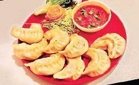 Chicken momos