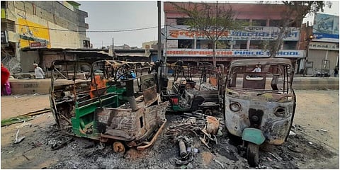 A view of the Khajuri Khas area in New Delhi after violence on Friday. (Photo| Shekhar Yadav, EPS)