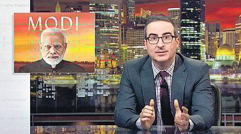 The Last Week Tonight with John Oliver episode on February 23 was about “divisive policies being adopted by the Modi government”