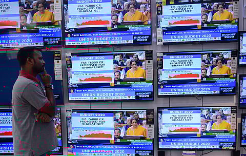 Finance Minister Nirmala Sitharaman presented Union budget 2020-2021 on Saturday. (Photo | Debadatta Mallick, EPS)