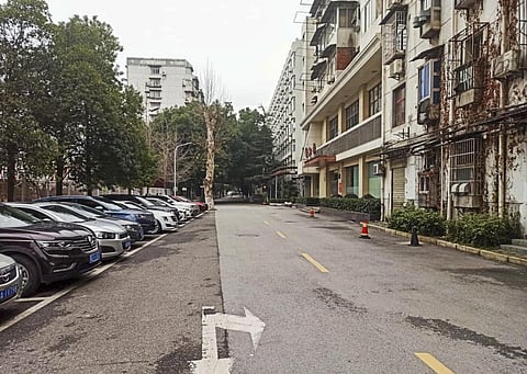 Photo provided by Dr. Khamis Hassan Bakari of Tanzania, shows an empty street in Wuhan, China. (Photo | AP)