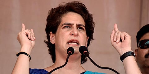 Congress general secretary Priyanka Gandhi (Photo | PTI)