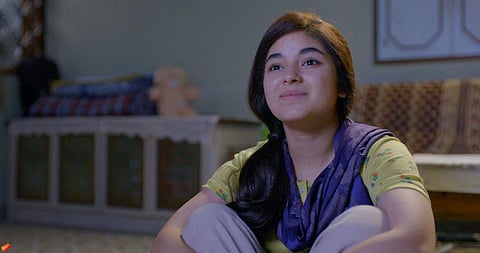 Zaira wasim in a still form the hit 'Secret Superstar'.