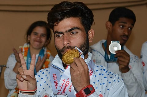 India forward Gurjant Singh. (Photo| AFP)