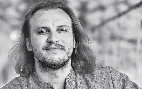 Russian percussionist Denis Kucherov will play the tabla at Dakhni-Gauhar-eUrdu.