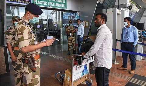 The Tiruchy airport has already recorded drop in footfall of international passengers. The numbers likely to drop further. (Photo: MK Ashok Kumar | EPS)