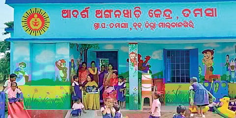 Self-help groups have been mobilised to propagate the message for personal protection and support Anganwadi workers.