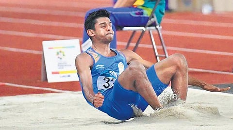 Long jumper M Sreeshankar