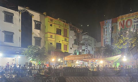 The Washermanpet anti-CAA protests site. (Photo | Twitter/Omjasvin)