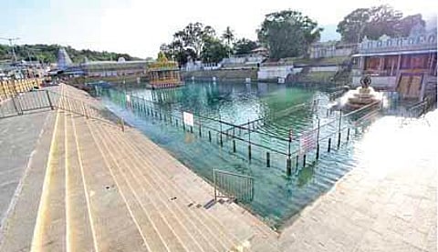 Arjitha Sevas to processional deities suspended in Tirumala