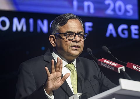 Tata Sons chairman N Chandrasekaran. (File photo| PTI)