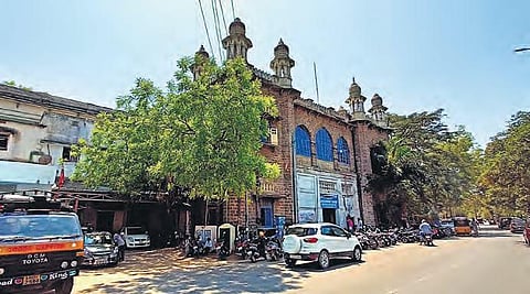 The 100-year-old stone building, which is part of the Hyderabad Mint, is set to be demolished by the Telangana state government. (Photo | R V K Rao, EPS)