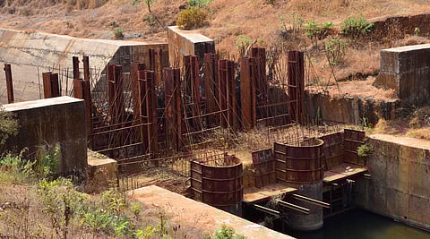 As per SC's interim order, Karnataka state is allowed to divert 1.72 TMC water into Malaprabha from Goa's Mahadayi river through Kalasa Nala. (Photo | Express)