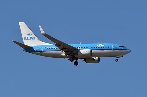 Image of a KLM flight used for representational purpose (File Photo | AFP)