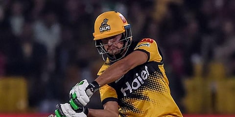 Peshawar Zalmi batsman Haider Ali