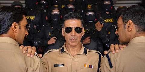 A still from Akshay Kumar-starrer 'Sooryavanshi'.