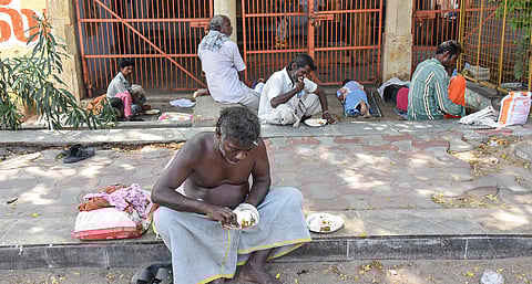 There are 11 Amma canteens across the city and all of them had adequate stock of rations.