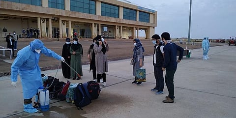 Delhi airport (Photo | Major Gaurav Arya (Retd) Twitter)