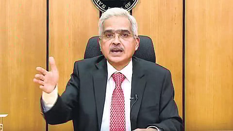 RBI Governor Shaktikanta Das addresses the media from Mumbai on Friday | PTI