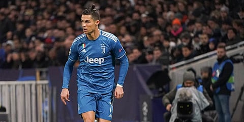 Juventus striker Cristiano Ronaldo (Photo | AP)