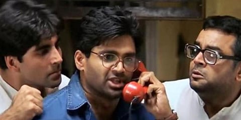 'Hera Pheri' starred Akshay Kumar, Suniel Shetty and Paresh Rawal as three goodnatured men struggling in life.