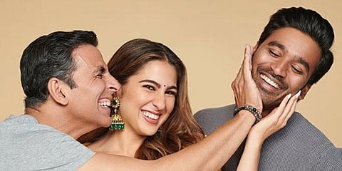 'Atrangi Re' marks the first film in which the trio of Sara Ali Khan, Akshay Kumar and Dhanush will be seen sharing the screen space. (Photo | Instagram)