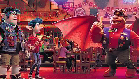 Still from Pixar film Onward.