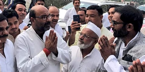 A section of the UPCC is planning to stage a sit-in against state chief Ajay Kumar Lallu's 'anti-upper caste policies'. (Photo | Ajay Kumar Lallu Twitter)