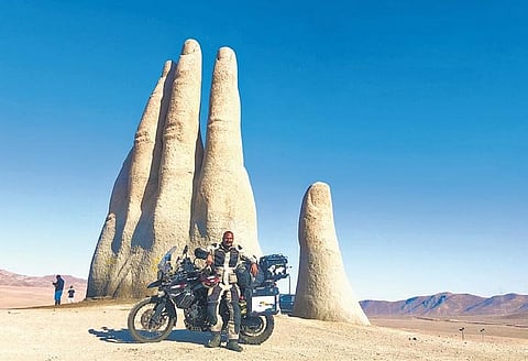 Around the world on a pair of wheels