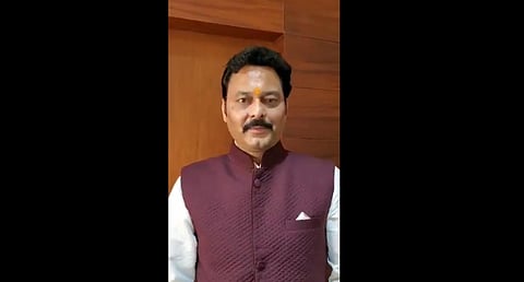 Former MP minister Sanjay Pathak. (Photo | Twitter screengrab)