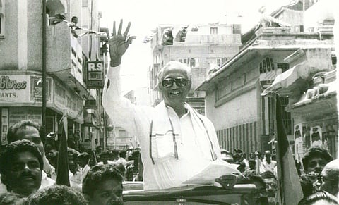 K Anbazhagan was one of the founding members of the DMK and a close confidant of M Karunanidhi. He was a Lok Sabha member, Rajya Sabha member, MLA, Minister and DMK's general secretary for over 40 years. (Photo | EPS)