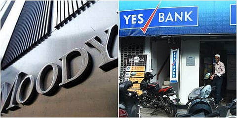 Moody's Investors (L) and Yes Bank. (Photo| Reuters and EPS)