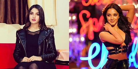 TikTok sensation Kalpana Sharma (L) and Bollywood actress Kiara Advani (Photo | Twitter)