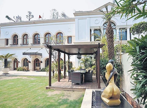 The revamped Heritage Villa at Civil Lines, New Delhi, restored by (inset) Dinesh Panwar and his team at Urbanscape Design Studio