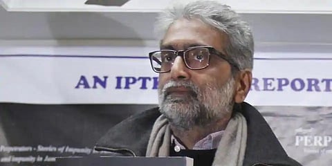 Civil rights activists Gautam Navlakha and Anand Teltumbde (Photo | PTI)