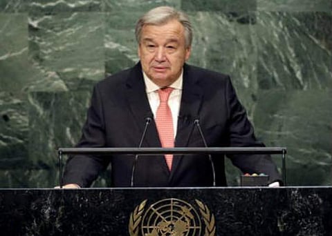UN chief Antonio Guterres (File Photo| AP)