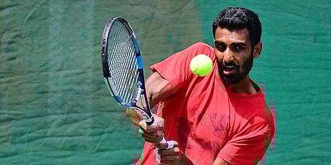 Indian tennis star Prajnesh Gunneswaran (Photo | PTI)