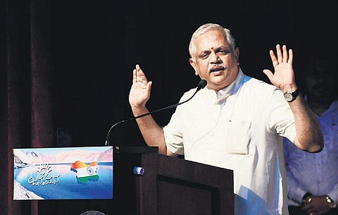 BJP national general secretary B L Santhosh . (File photo | PTI)