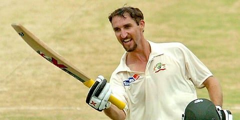 Jason Gillespie managed to play an unbeaten knock of 201 against Bangladesh in Chattogram. (File Photo | AFP)