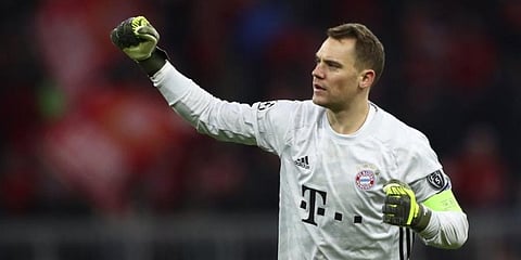 Bayern Munich captain and goalkeeper Manuel Neuer (Photo | AP)