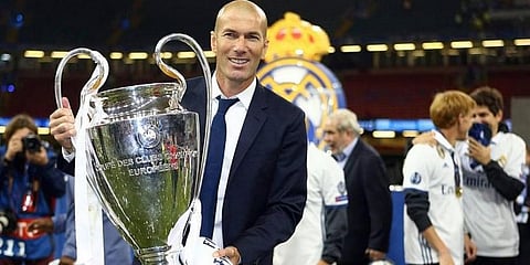 Real Madrid gaffer Zinedine Zidane (Photo | AP)