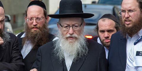 Israeli health minister Yaakov Litzman. (Photo| AP)