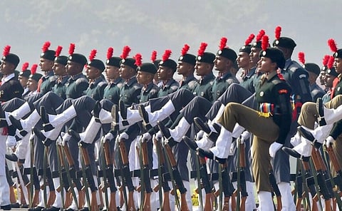 A marching contingent of NCC (File Photo | PTI)