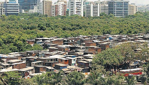 Densely-populated Dharavi is famous as one of the largest slums in Asia.